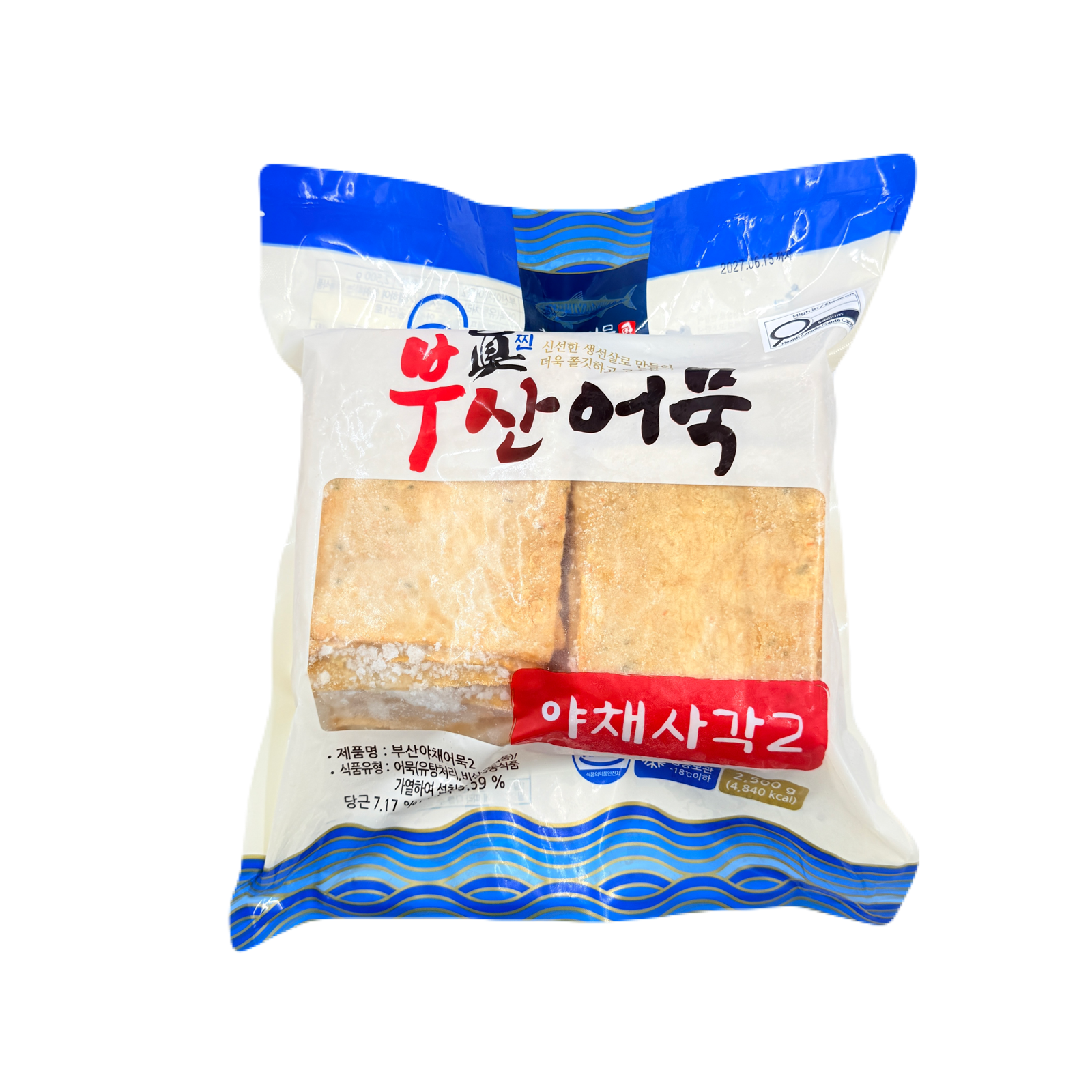CHAMBADA FISH CAKE (2.45KG*4) 참바다 부산 야채 사각 어묵